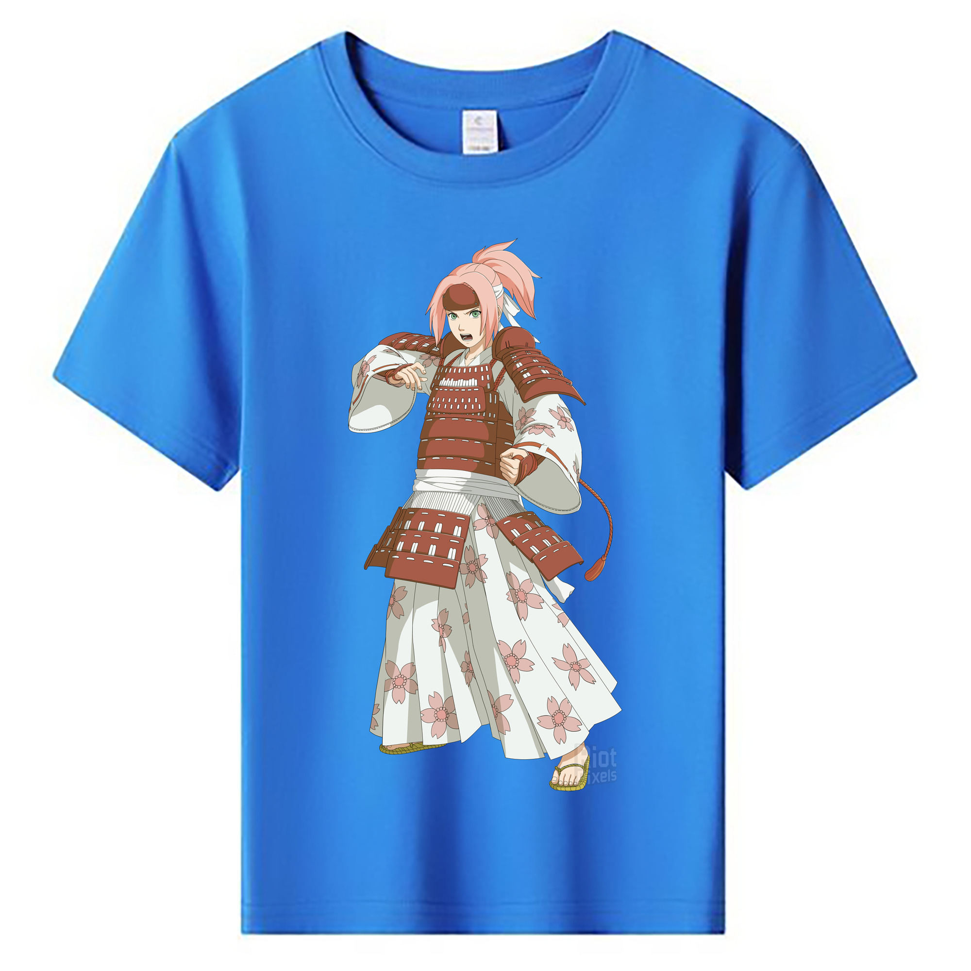 （画像用） NARUTO -ナルト- 春野サクラ Haruno Sakura 綿100％キッズTシャツ（フロントプリント）